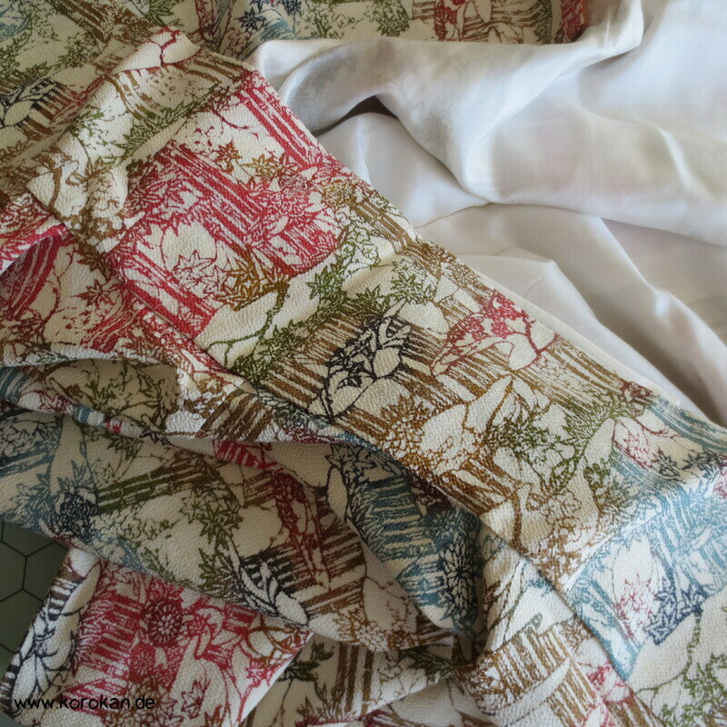 Shochikubai Bingata Bambuswäldchen Komon Kimono