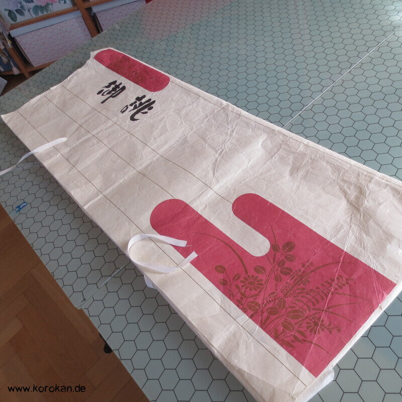 Kimono japanische Papier Kimono Hülle, Kanji Egasumi