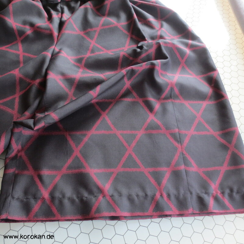 Hosenrock  / weite Hose aus Tsumugi Kasuri Asanoha