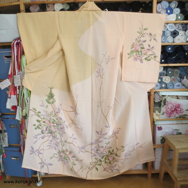 Kamelienbaum Stoffbahnen Seide für Homongi - Karieba