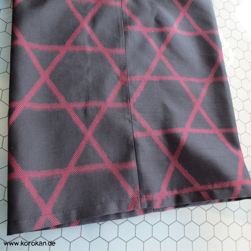 Hosenrock  / weite Hose aus Tsumugi Kasuri Asanoha