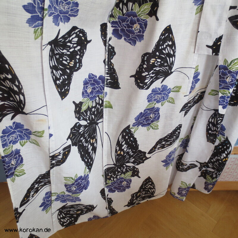Yukata Baumwoll Kimono Schmetterlinge