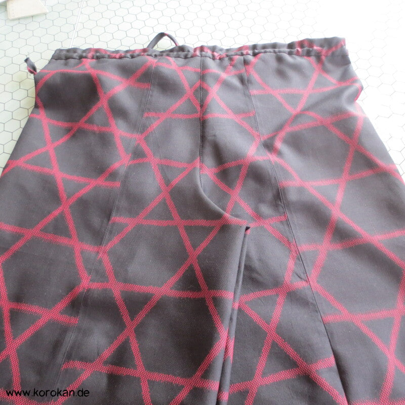 Hosenrock  / weite Hose aus Tsumugi Kasuri Asanoha