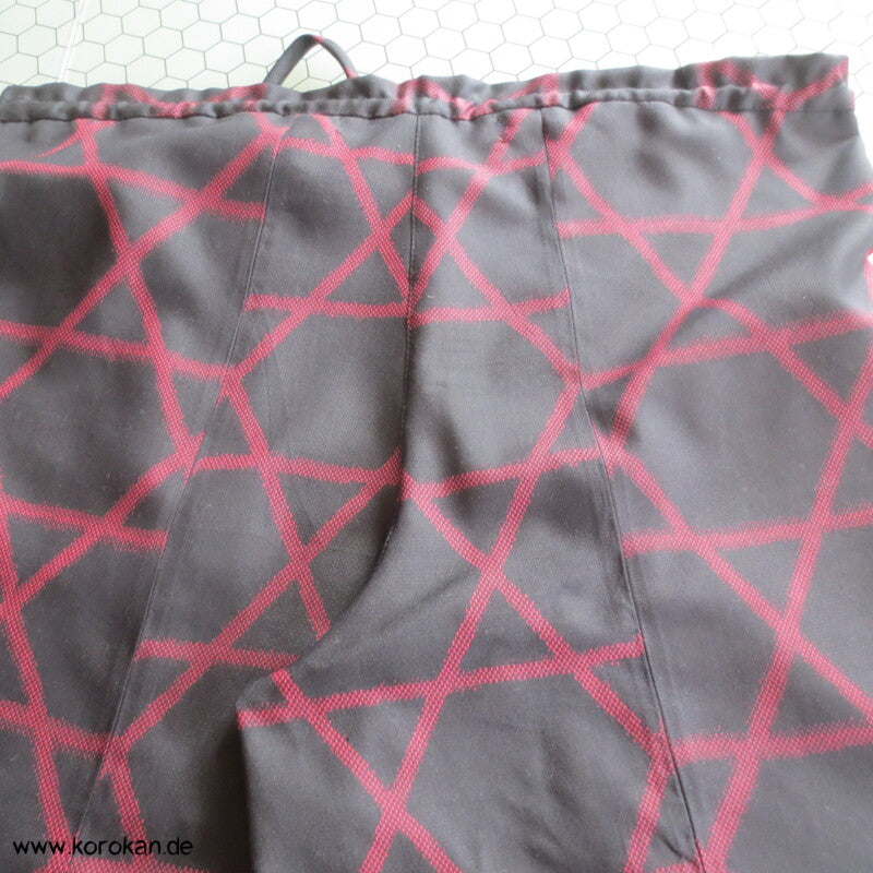 Hosenrock  / weite Hose aus Tsumugi Kasuri Asanoha