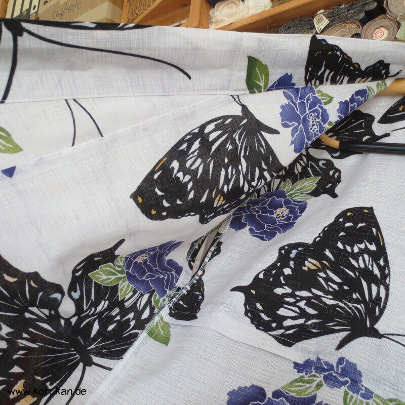 Yukata Baumwoll Kimono Schmetterlinge