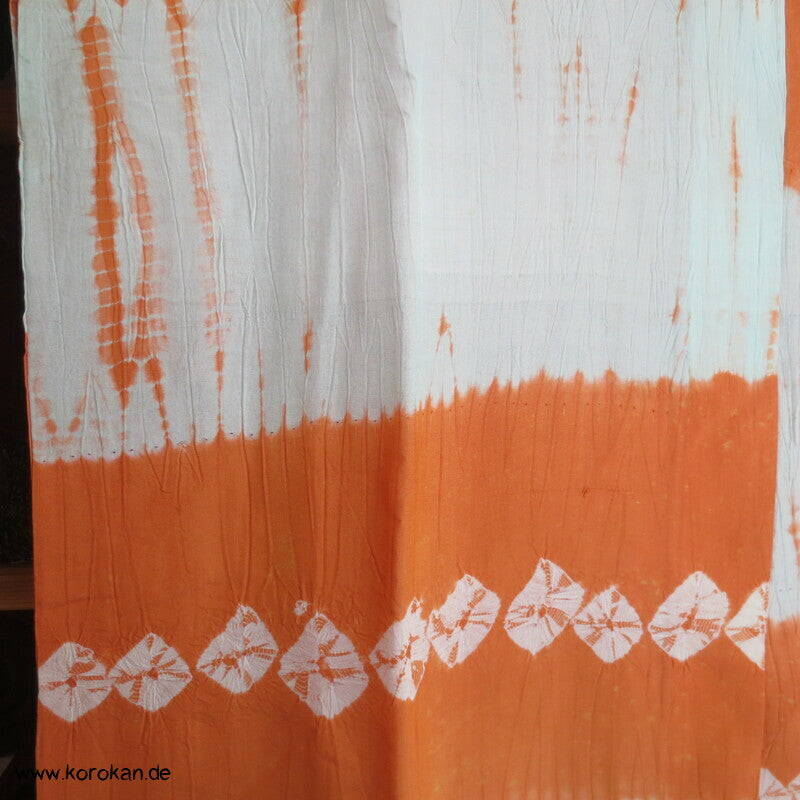 Näh Batikstreifen Juban Kimono - antik, rotes Futter