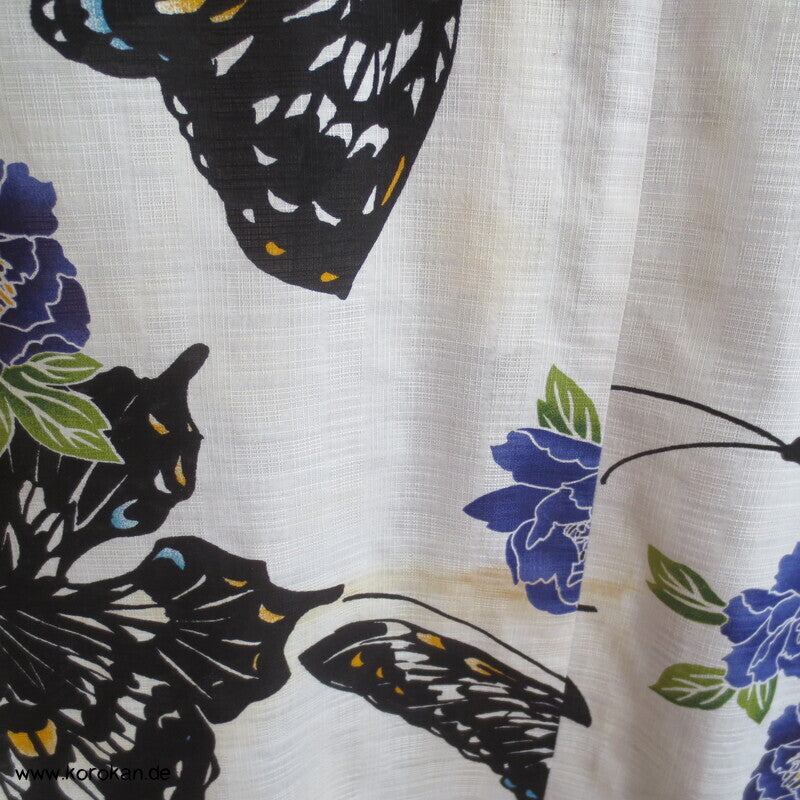 Yukata Baumwoll Kimono Schmetterlinge