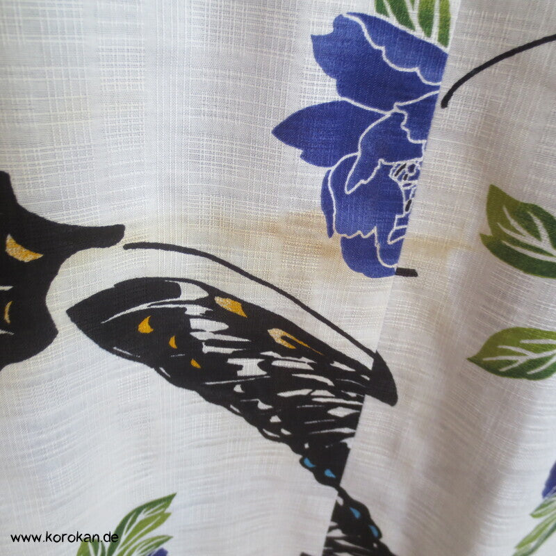 Yukata Baumwoll Kimono Schmetterlinge