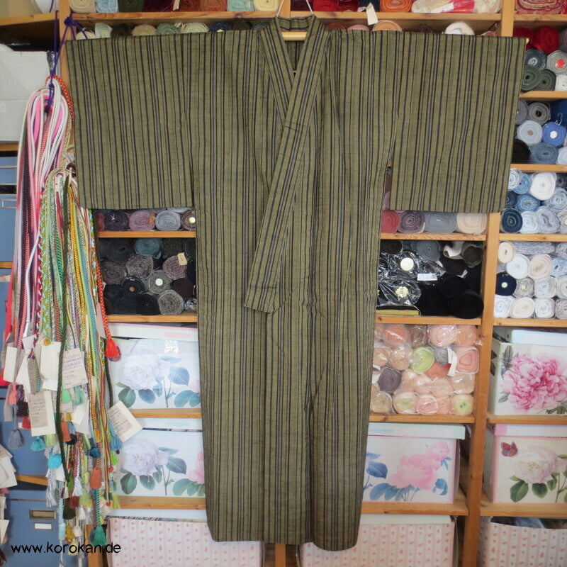 Streifen Hitoe - ungefütterter Kimono