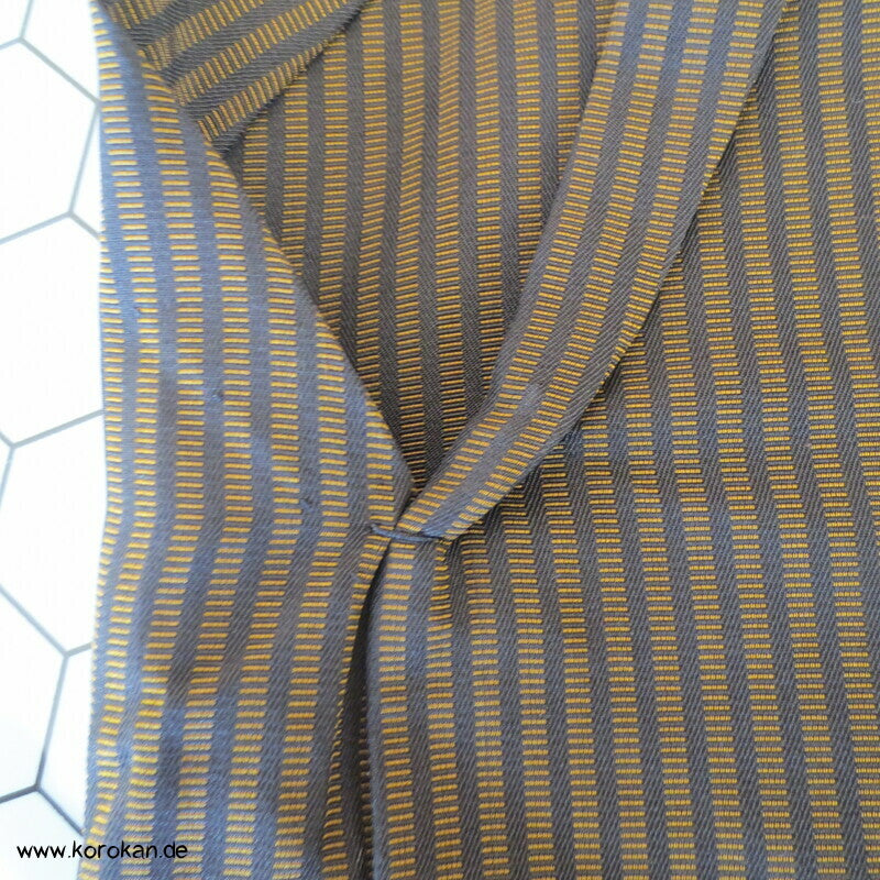 messing dunkelblau gestreifte Andon Rock Hakama Kimono