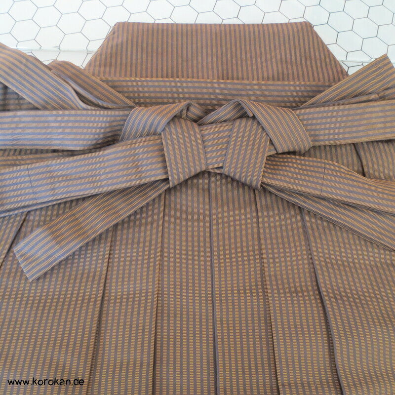 messing dunkelblau gestreifte Andon Rock Hakama Kimono