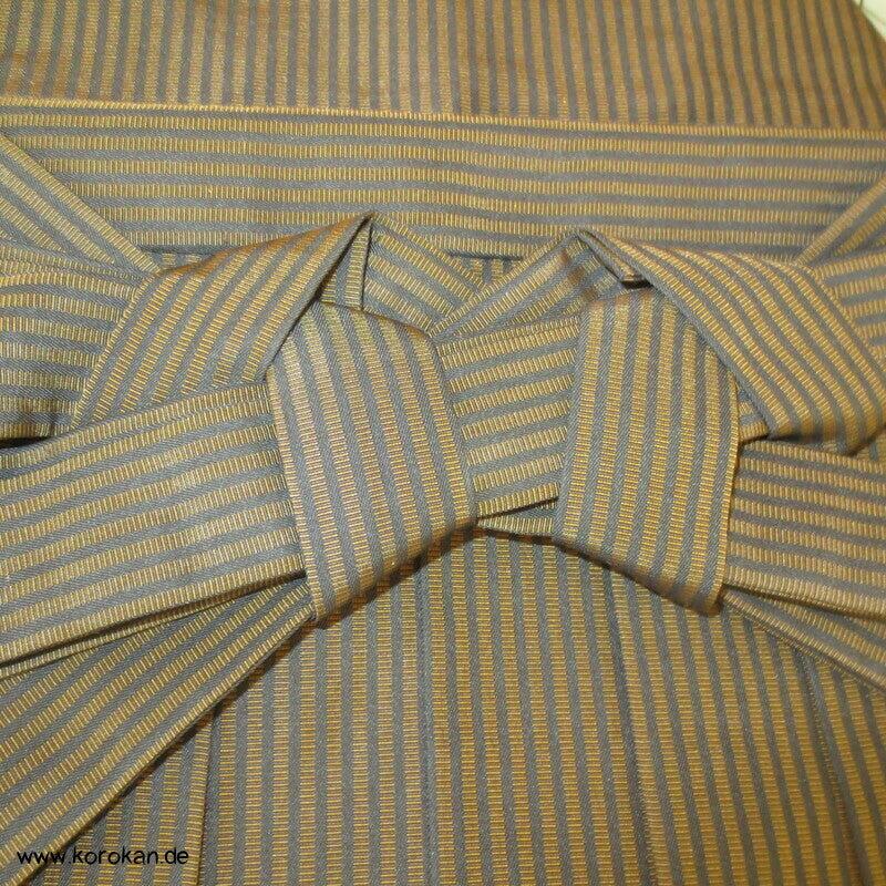 messing dunkelblau gestreifte Andon Rock Hakama Kimono