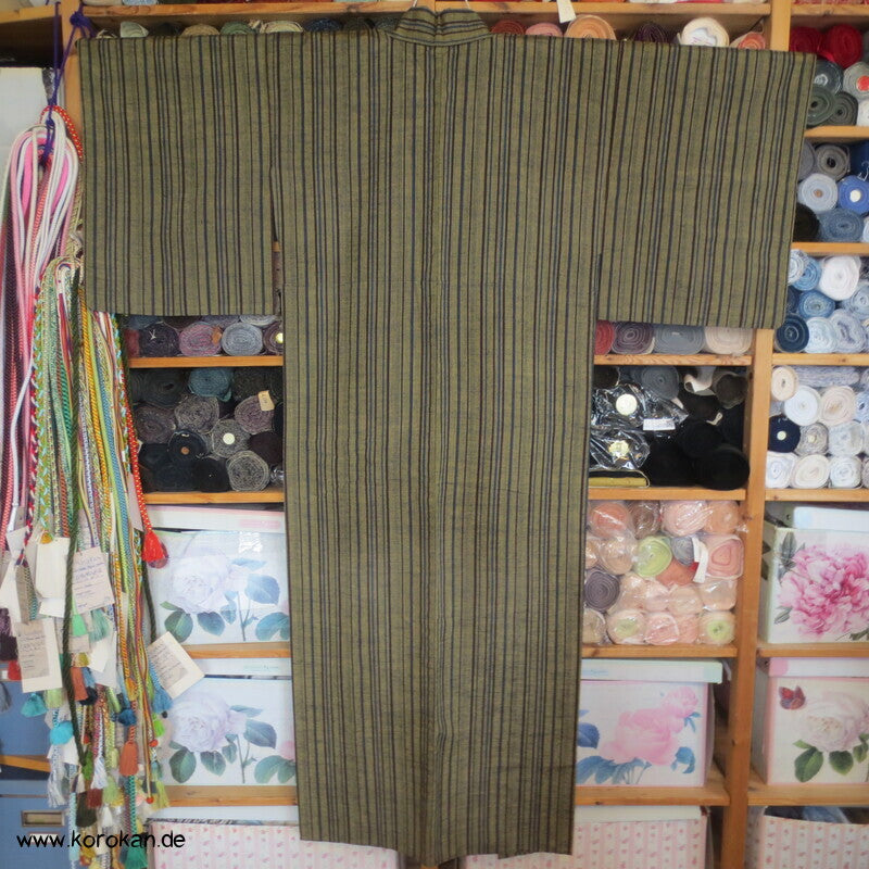 Streifen Hitoe - ungefütterter Kimono