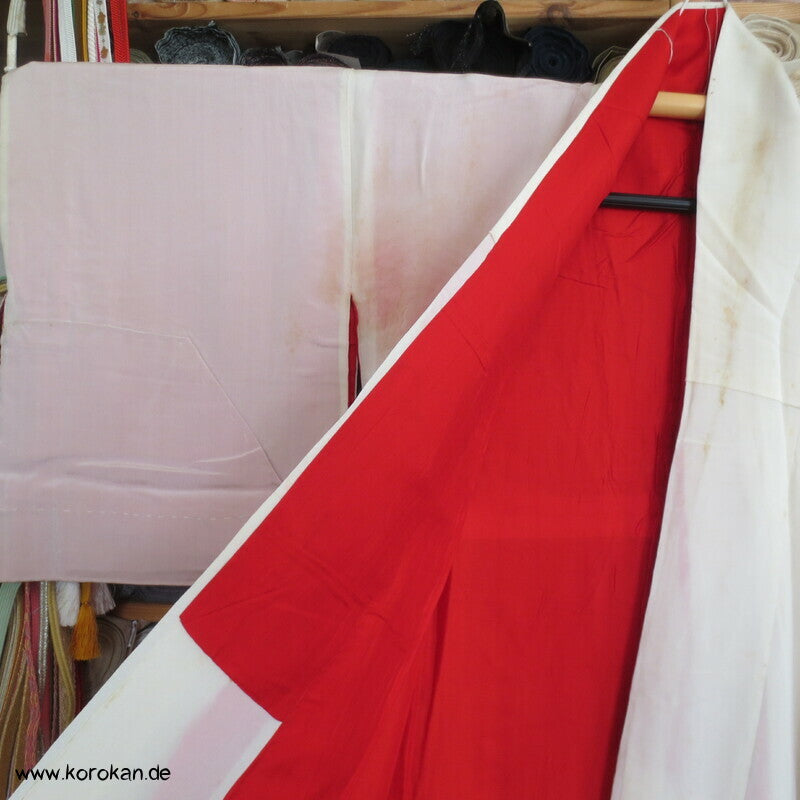 Nakagi - Lagenlook Kimono - naturfarbener Seiden Crepe