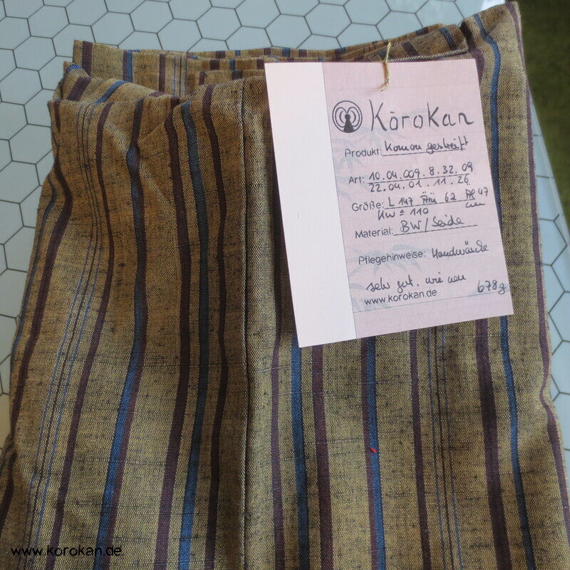 Streifen Hitoe - ungefütterter Kimono