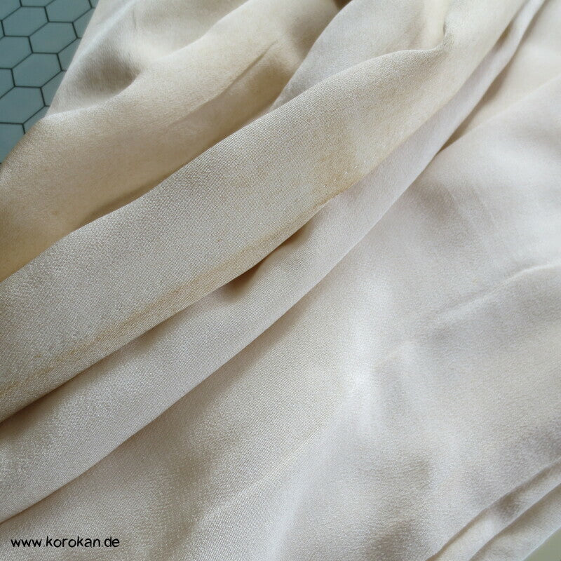 Nakagi - Lagenlook Kimono - naturfarbener Seiden Crepe
