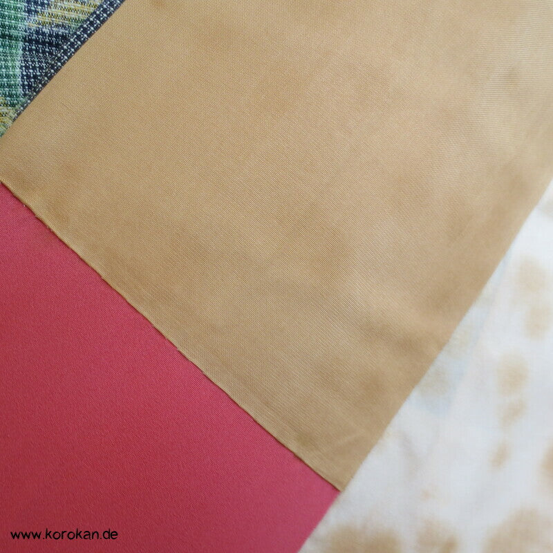 Bambuswald Kasuri Tsumugi Seiden Kimono