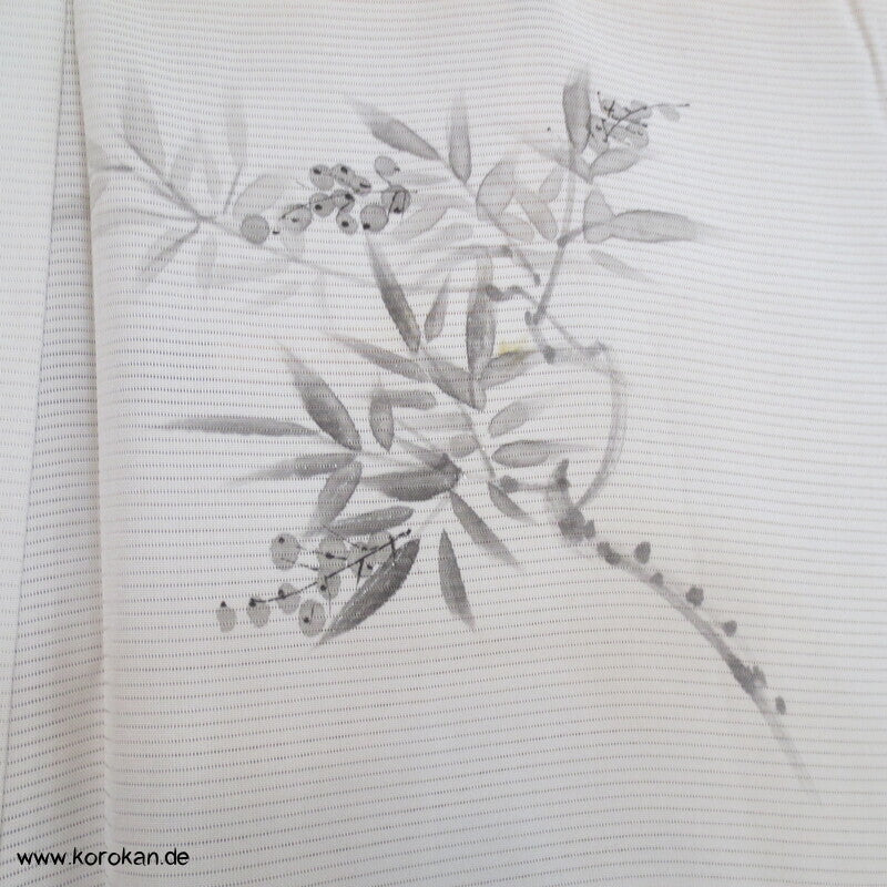 zarte Zweige Hitoe Tsukesage Kimono Rho Seide