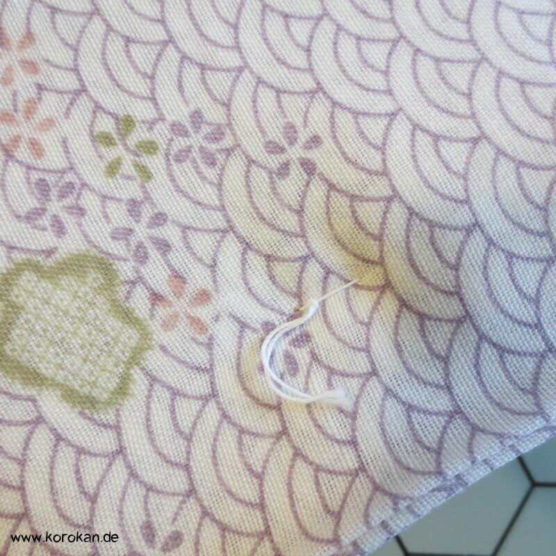 Segaiha Blüten Juban Unter Kimono Wollmuslin