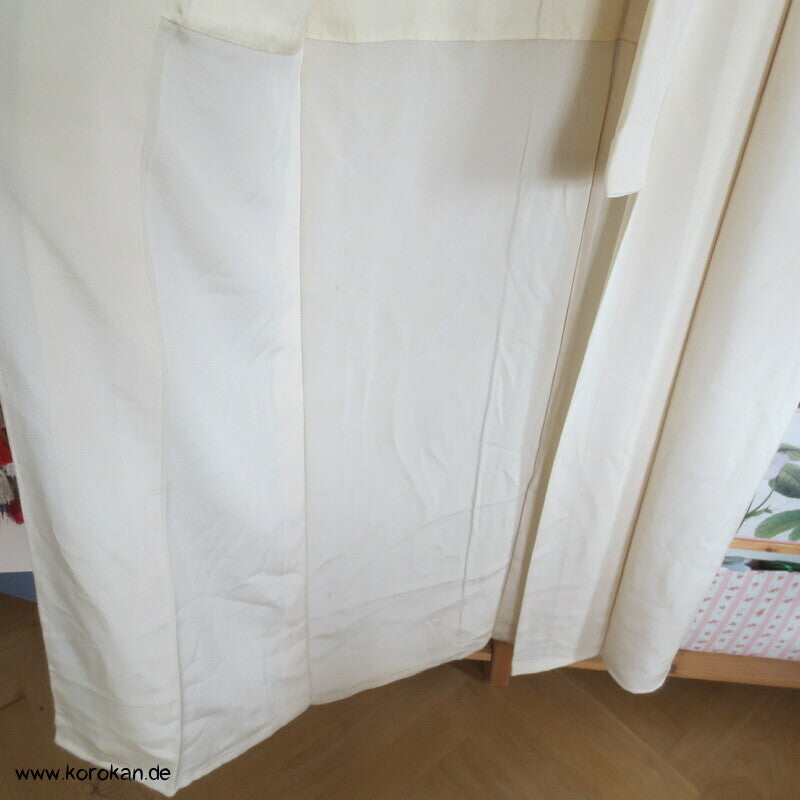Nakagi - Lagenlook Kimono - naturfarbener Seiden Crepe