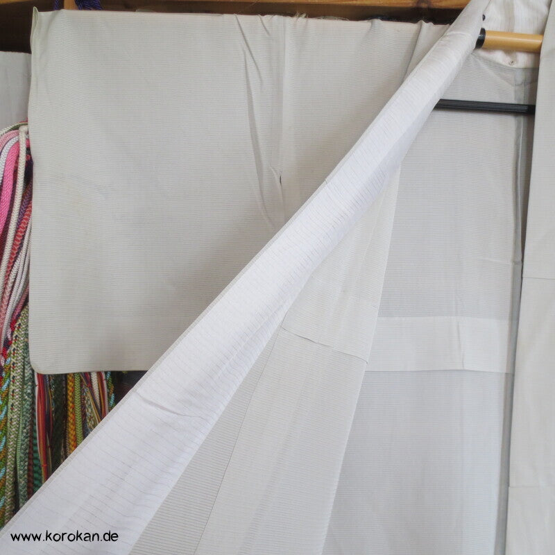 zarte Zweige Hitoe Tsukesage Kimono Rho Seide