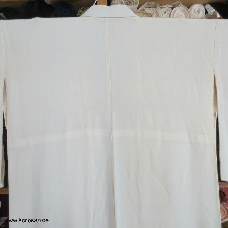 Nakagi - Lagenlook Kimono - naturfarbener Seiden Crepe