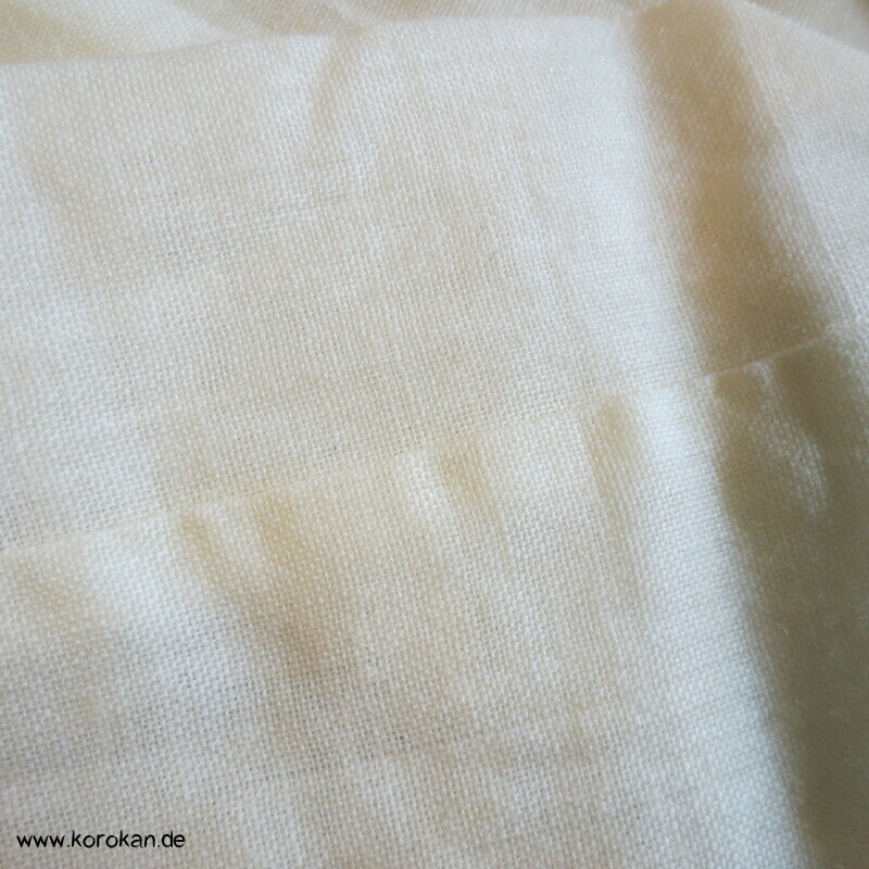 natur breites Muslin Koshihimo Band für Juban/ Kimono