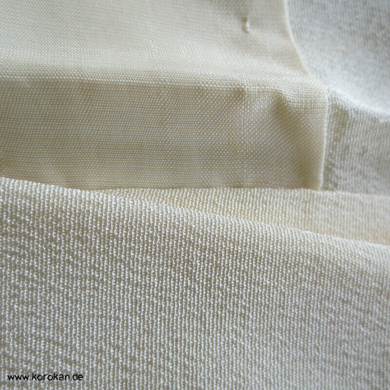 Nakagi - Lagenlook Kimono - naturfarbener Seiden Crepe