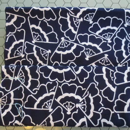 Fächer Yukata Kimono Baumwoll Stoff