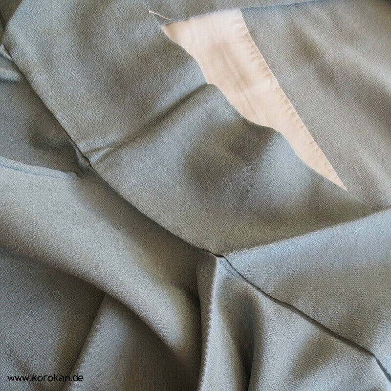 Wellenstreifen blaugrau Homongi Kimono
