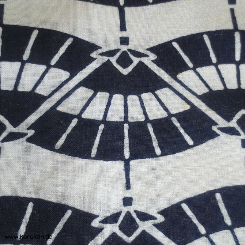 Bangasa - Papierschirmstreifen Yukata Kimono Baumwoll Stoff