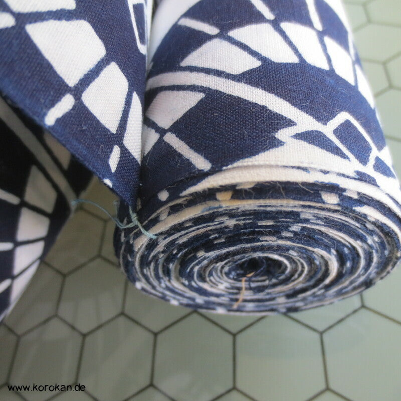 Bangasa - Papierschirmstreifen Yukata Kimono Baumwoll Stoff