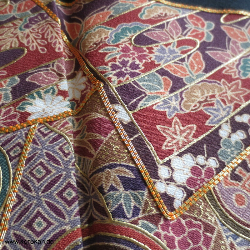 Japan Kimono Hänger Tomesode Seidencrepe