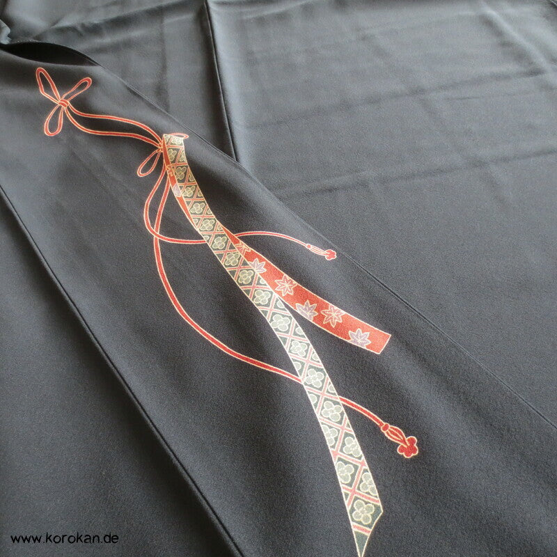 Japan Kimono Hänger Tomesode Seidencrepe