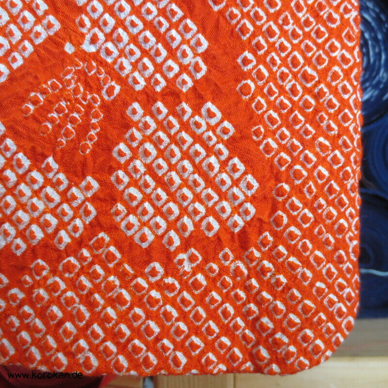 Kamelien und Schmetterlinge Full Shibori Haori Kimonojacke