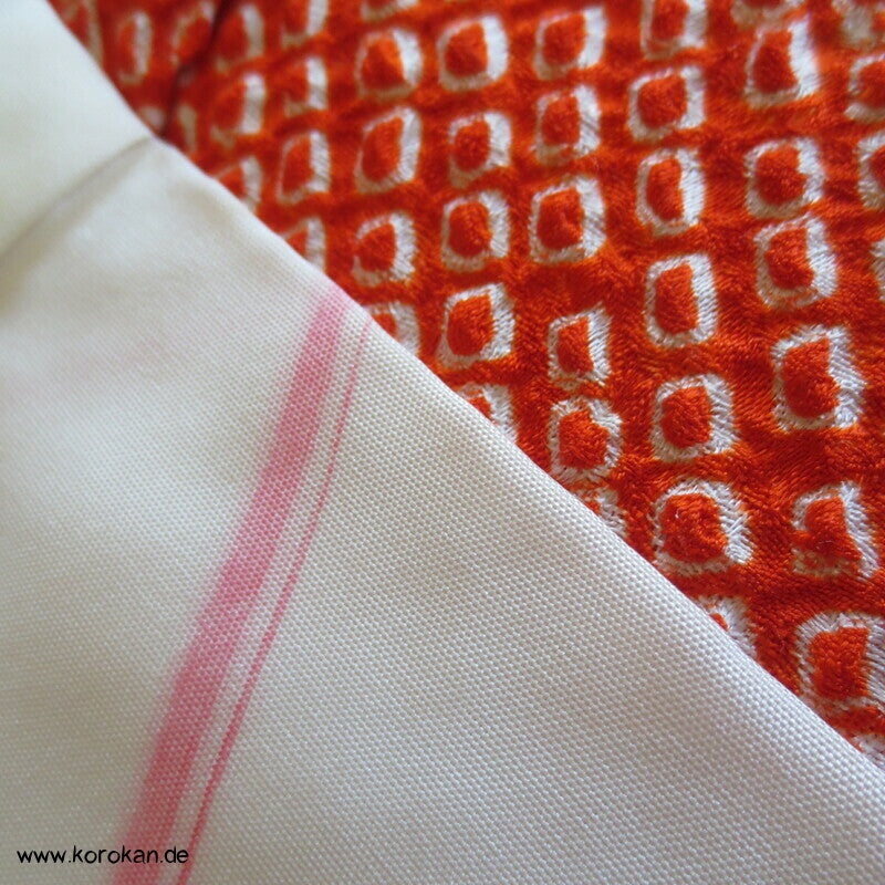 Kamelien und Schmetterlinge Full Shibori Haori Kimonojacke