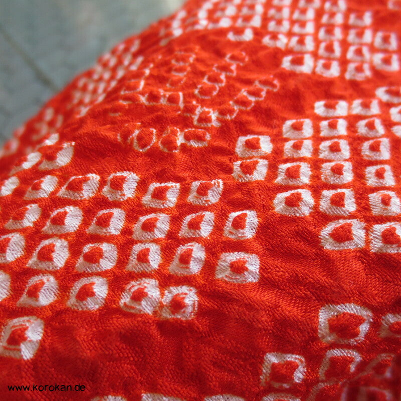 Kamelien und Schmetterlinge Full Shibori Haori Kimonojacke