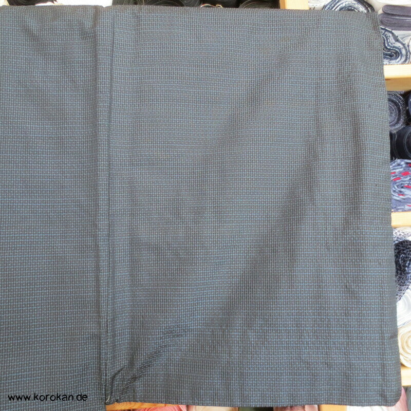 Fuji San, Ebikrabben Futter - Tsumugi Seiden Haori Kimono Jacke