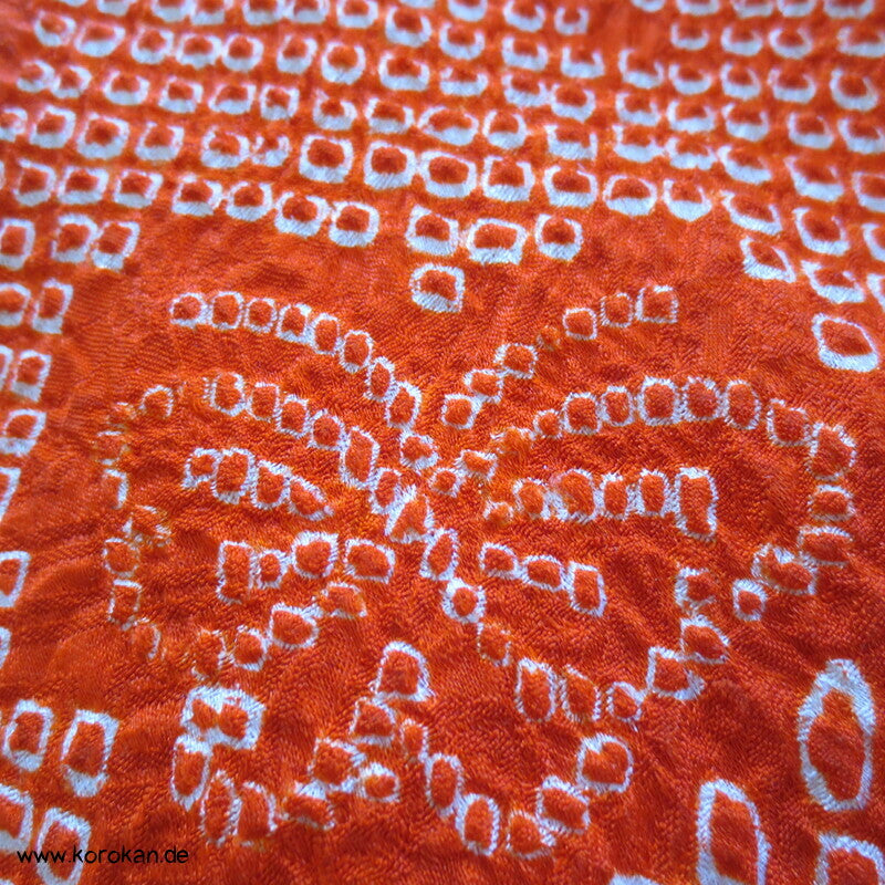 Kamelien und Schmetterlinge Full Shibori Haori Kimonojacke