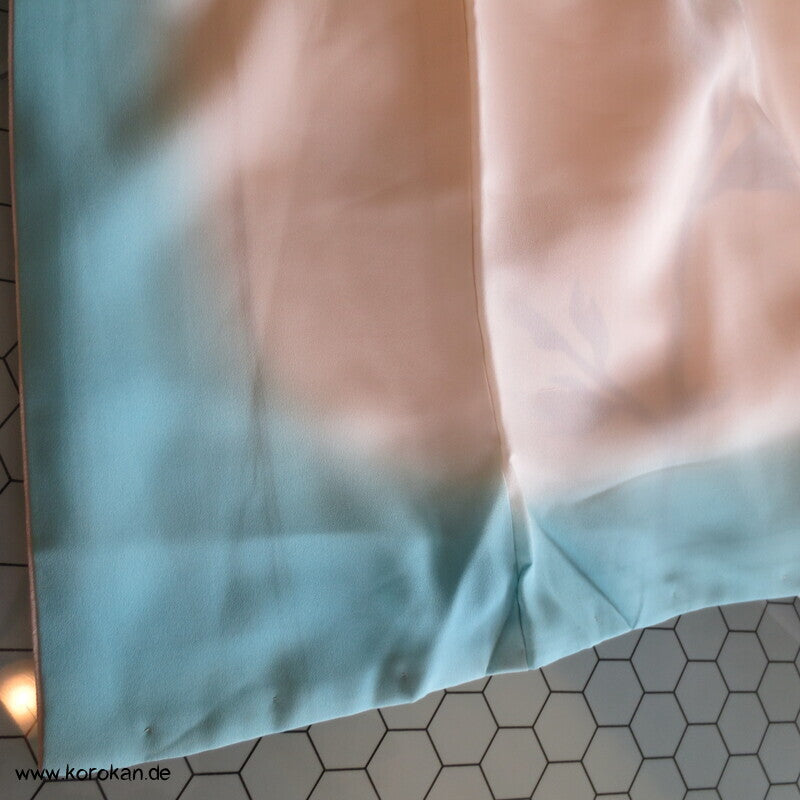 Pfingstrosen Seidencrepe Tsukesage Kimono