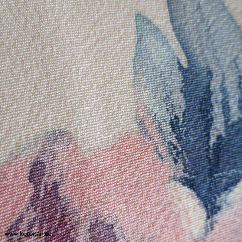 Pfingstrosen Seidencrepe Tsukesage Kimono