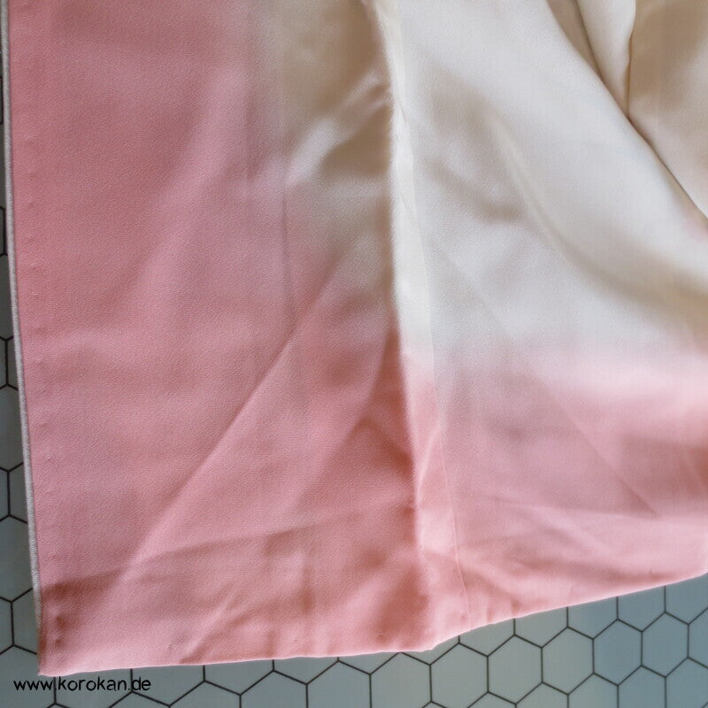 Blumen Homongi Seidendamast Kimono