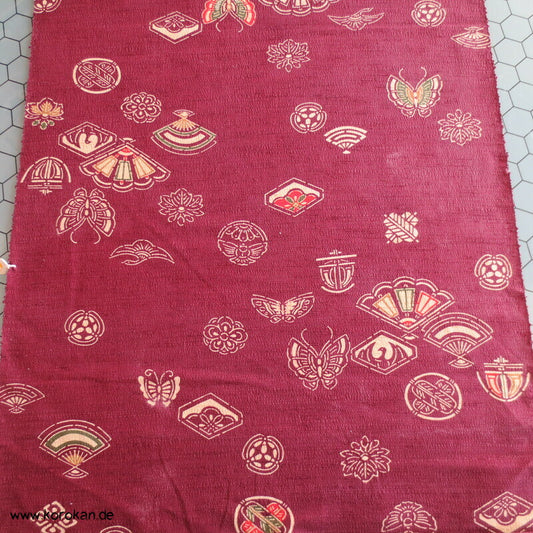 Mon Symbole Wolle / Seide Kimono Krepp