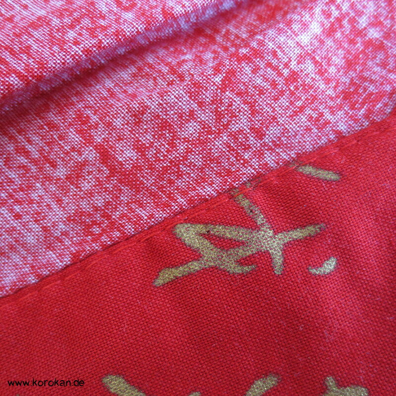 Geisha und Hiragana Yukata Kimono, reine Baumwolle