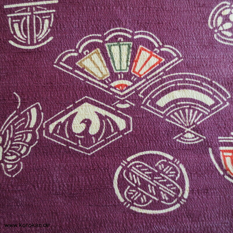 Mon Symbole Wolle / Seide Kimono Krepp