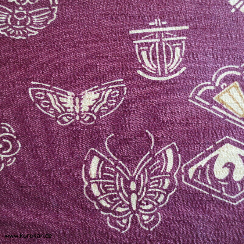 Mon Symbole Wolle / Seide Kimono Krepp