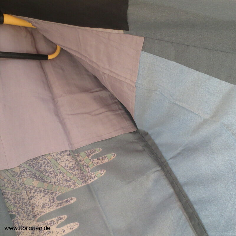 Fuji San hinter Bambus Juban Unterkimono, synthetisch