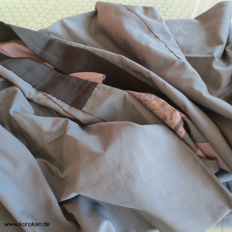 Fuji San hinter Bambus Juban Unterkimono, synthetisch