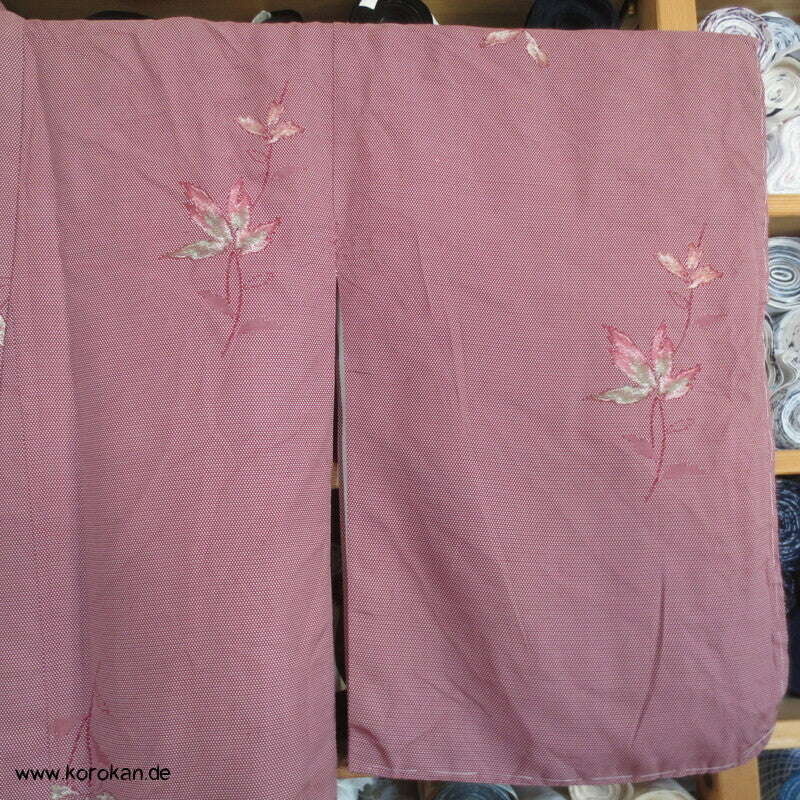 gewebte Blätter Jacquard Komon Kimono