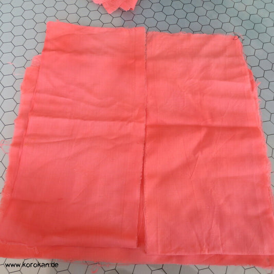 Woll Muslin Hakkake, Araihari, apricot